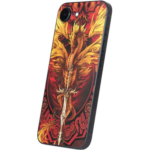 Fire Dragon by Ruth Thompson iPhone 16e Skin